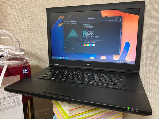 NEC VersaPro / VA / PC-VK16EAAGU / 15インチ / Arch Linux